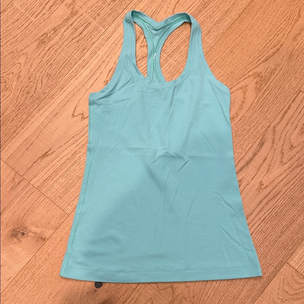 lululemon athletica Teal Racerback Tank Top